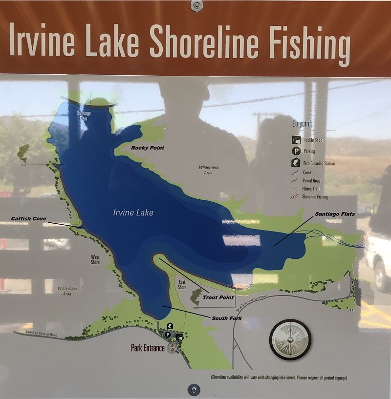 Irvine Lake Map