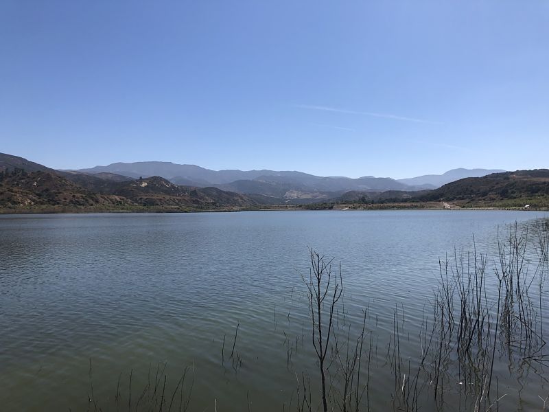 View of Santiago Flats at Irvine Lake