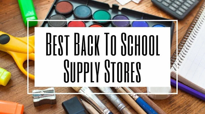 Best Back To School Supply Stores