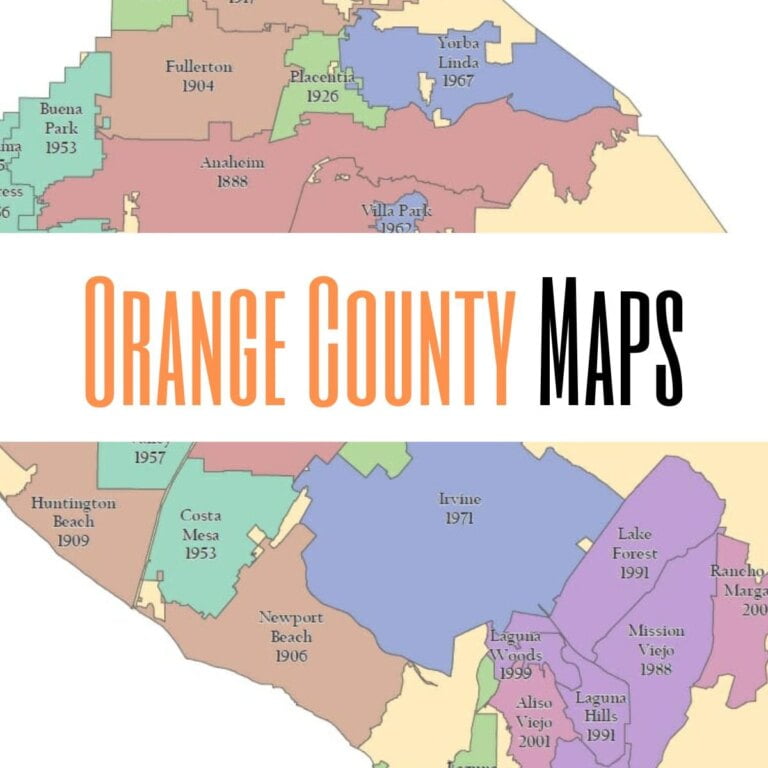 Orange County Maps