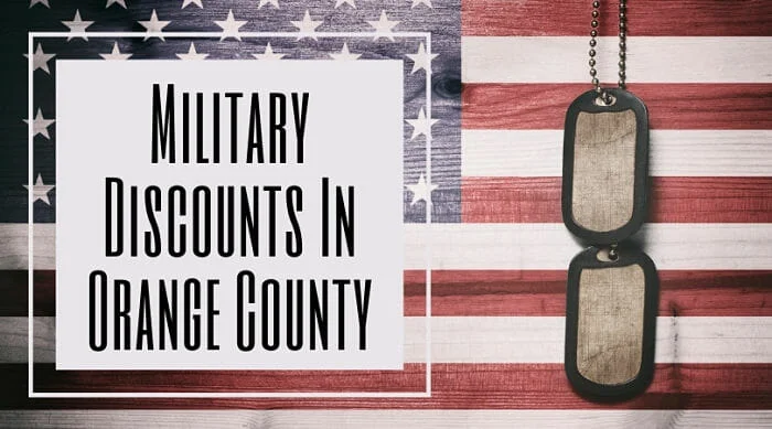 Military Discounts In Orange County