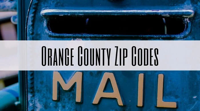 Orange County Zip Codes 