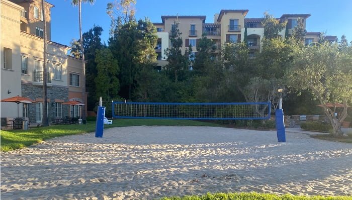 Sand Volleyball Court at Pacific Park