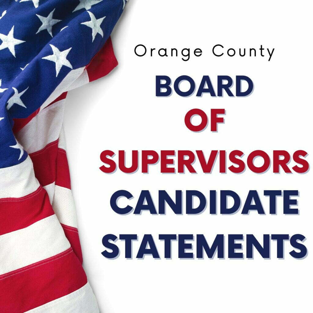 OC Board of Supervisors Candidate Statements