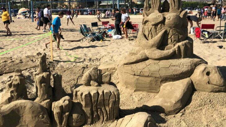 Corona Del Mar Sandcastle Contest