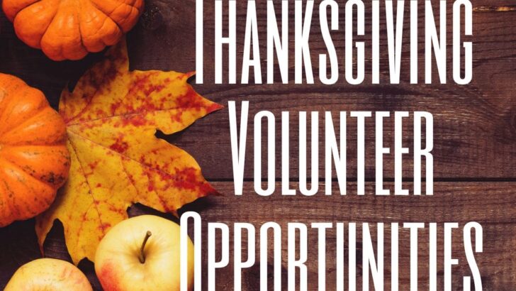 Thanksgiving Volunteer Opportunities