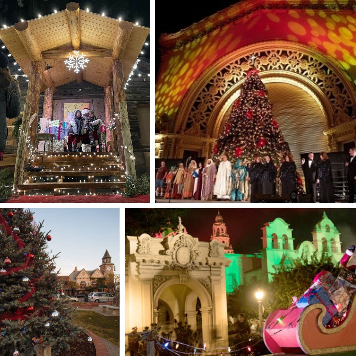 Magical Christmas Towns In California