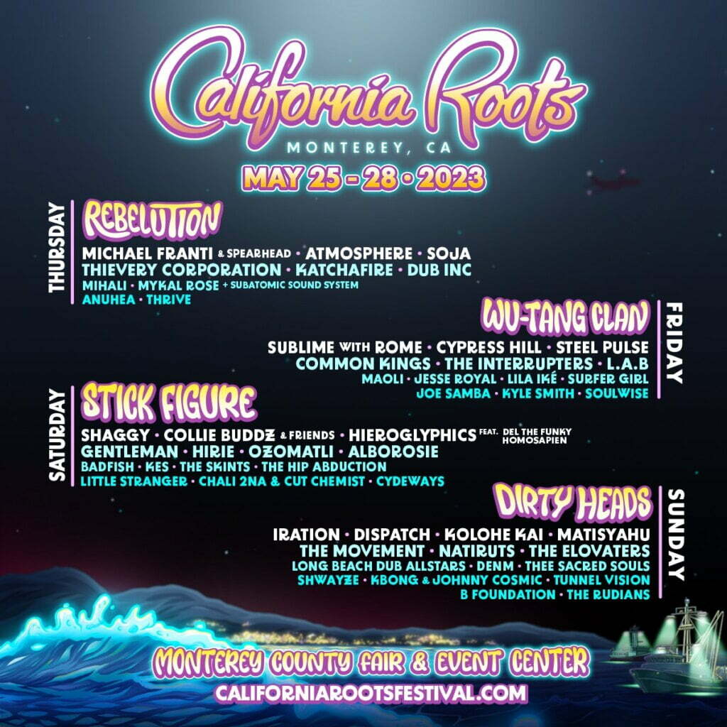 California Roots Festival Lineup 2023