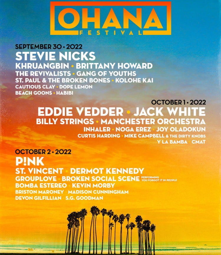 Ohana Festival Lineup