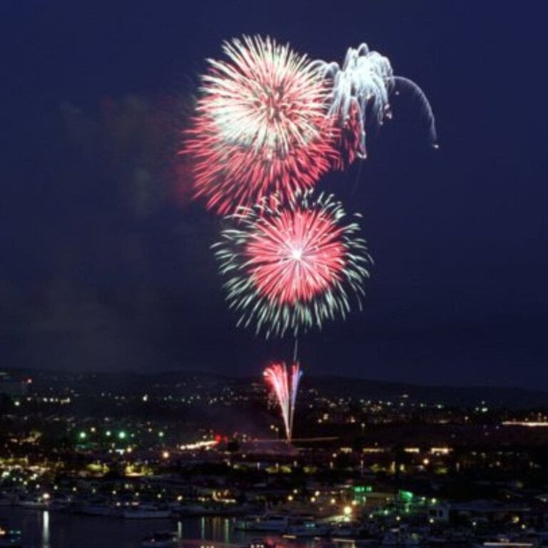 Dana Point 4th of July Fireworks at Doheny Beach