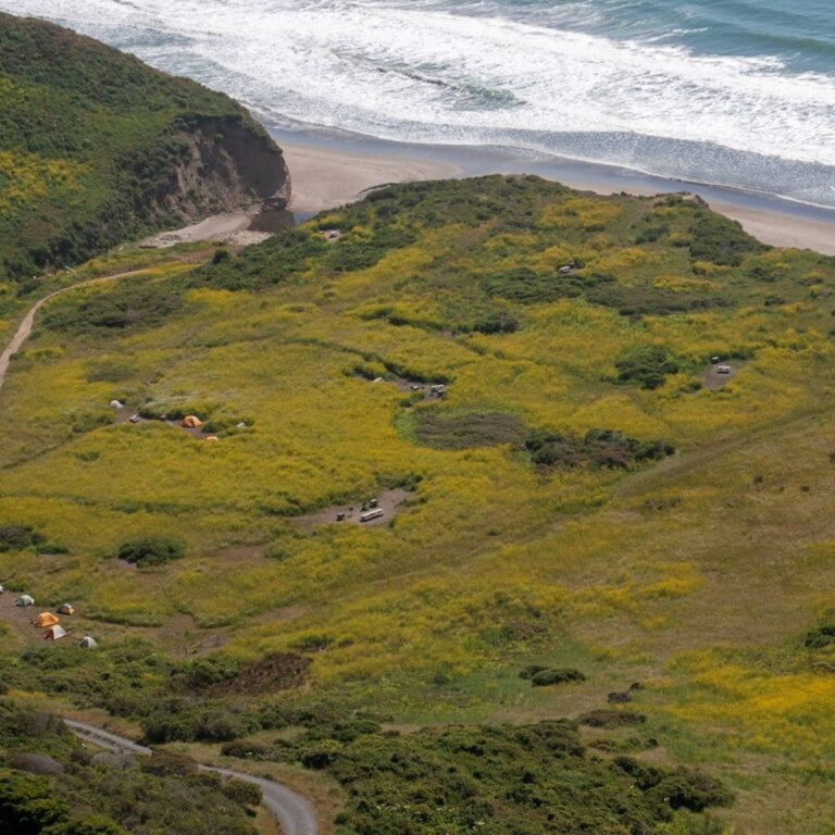 Beach Camping In California