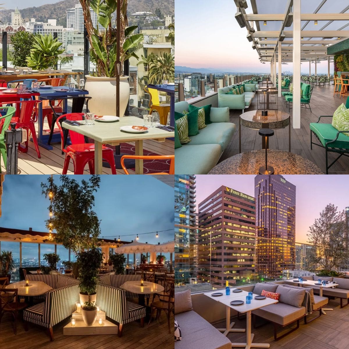 Rooftop Bars And Restaurants In Los Angeles