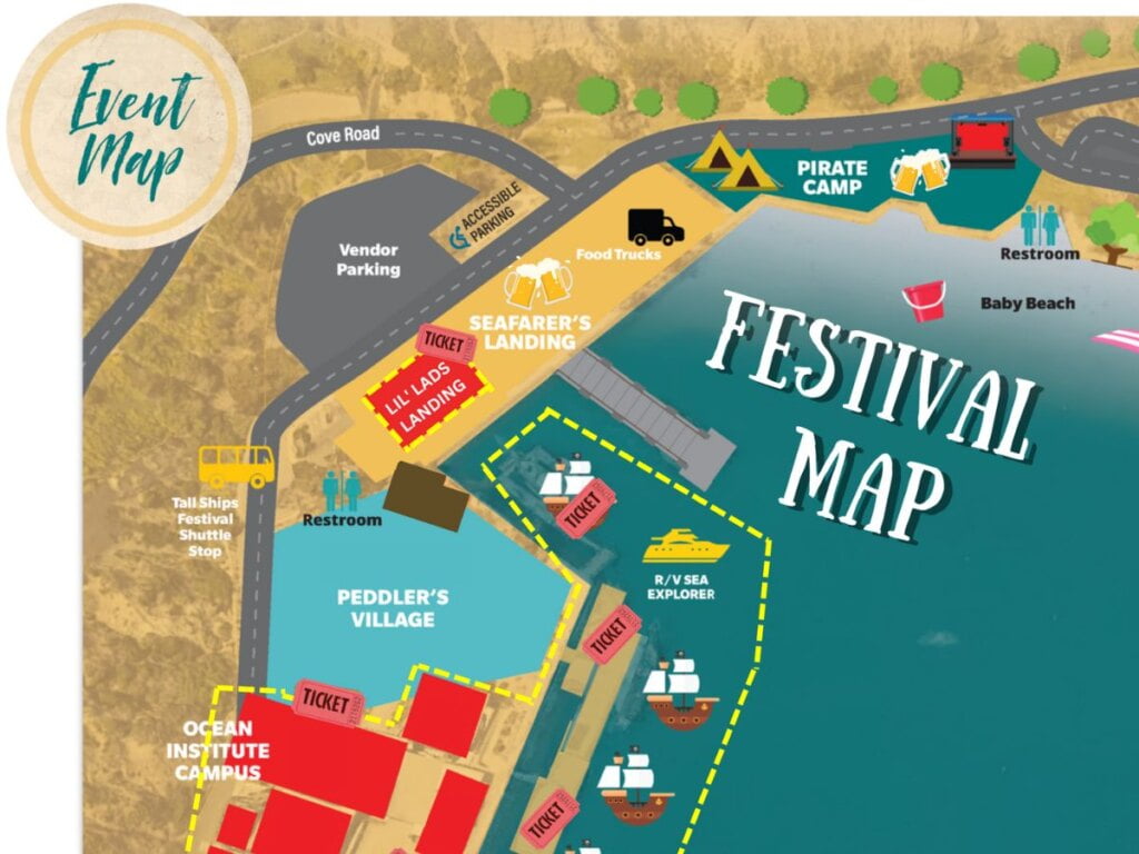 Tall Ships Festival Map