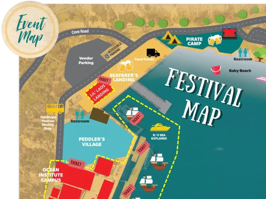 Tall Ships Festival Map