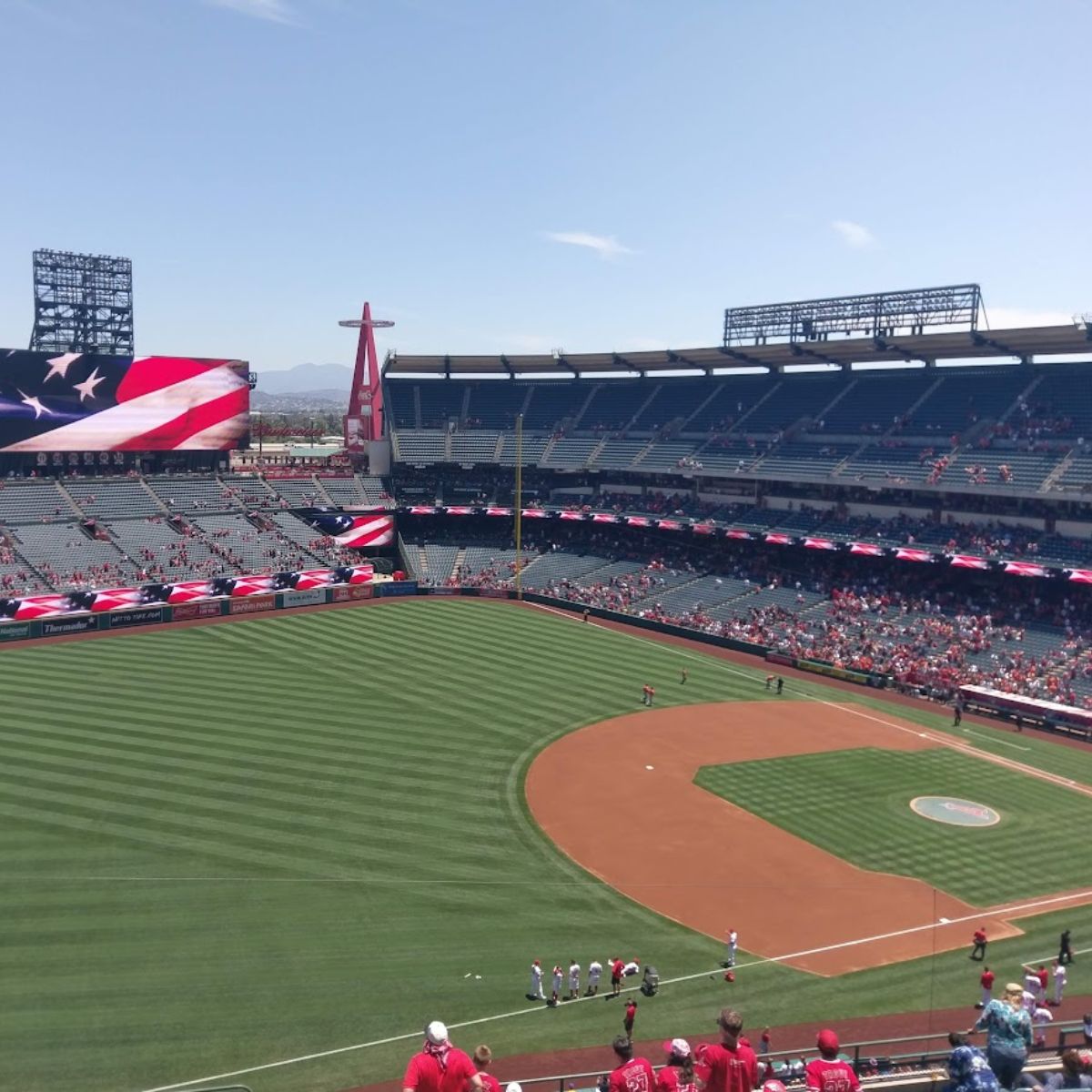 Angel Stadium - Ballpark of the Los Angeles Angels - Anaheim Ca