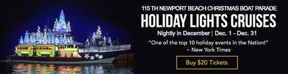 Newport Beach Boat Parade Cruise 2023