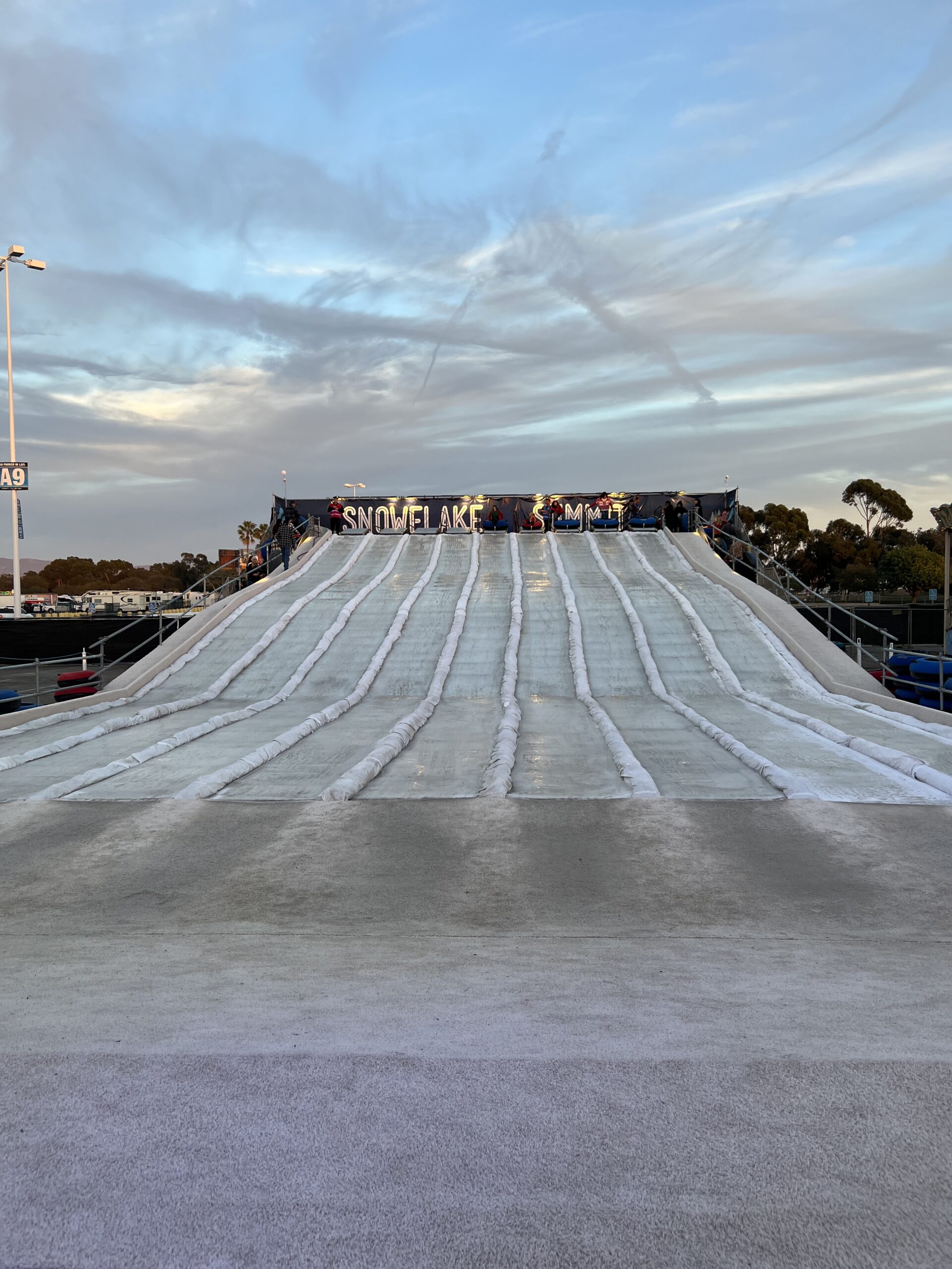 Tubing at Winter Fest OC