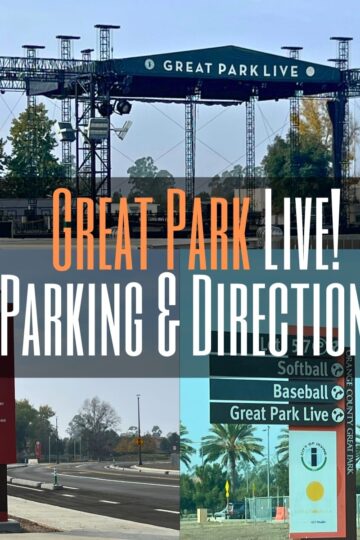 Great Park Live Parking and Directions