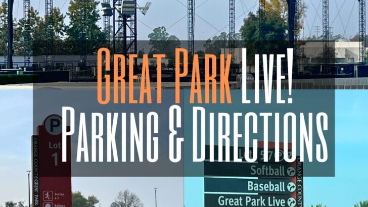 Great Park Live Parking and Directions