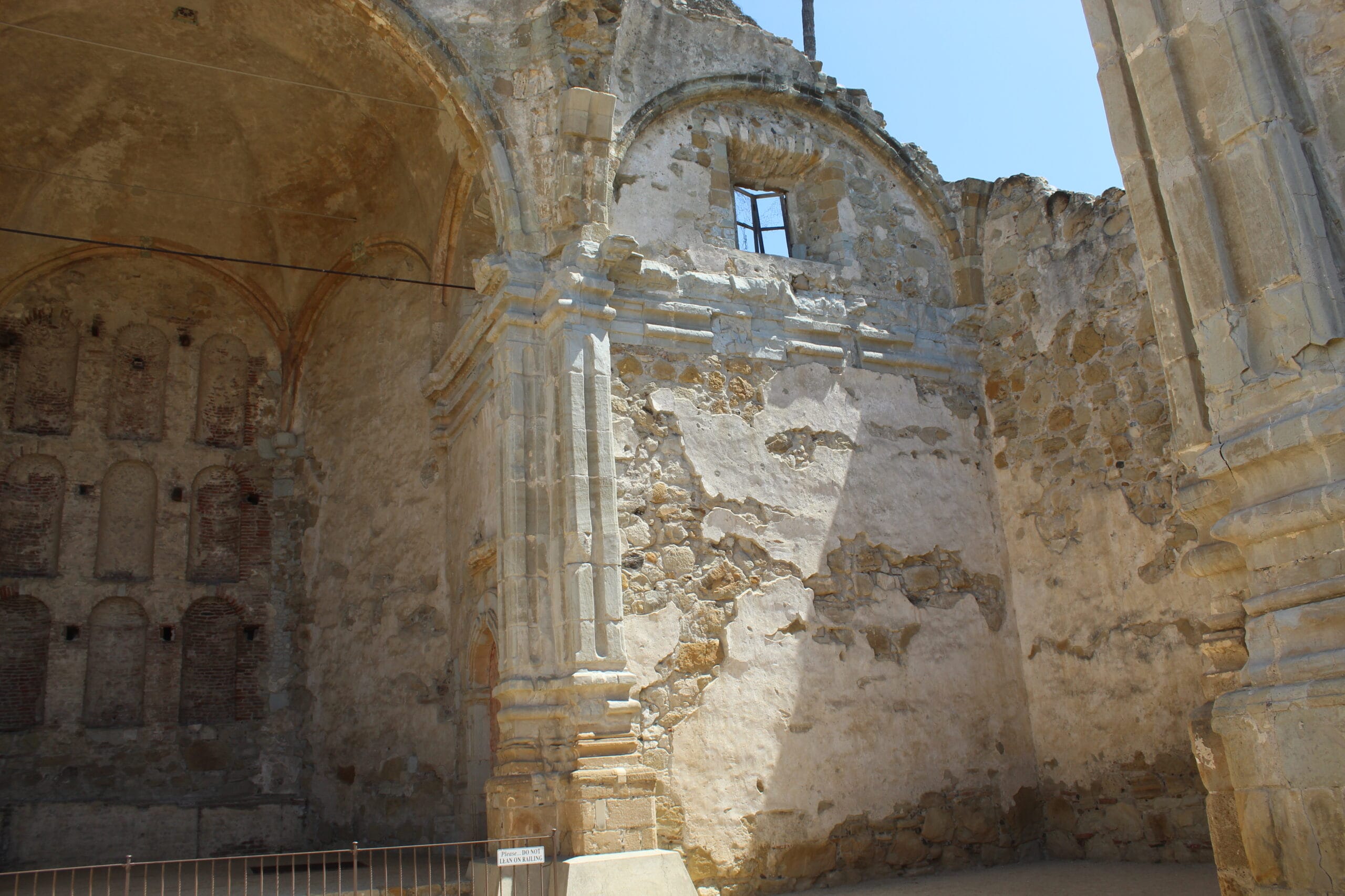 Mission San Juan Capistrano Earthquake Damage