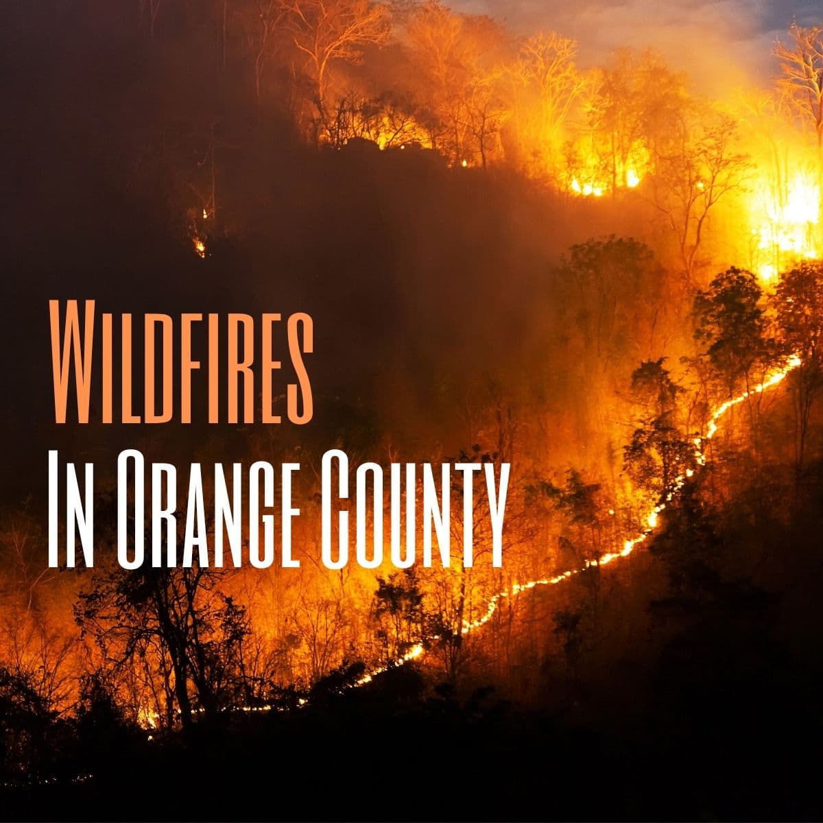 Wildfires In Orange County