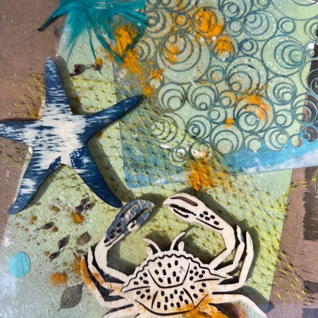 cyanotype printing art class