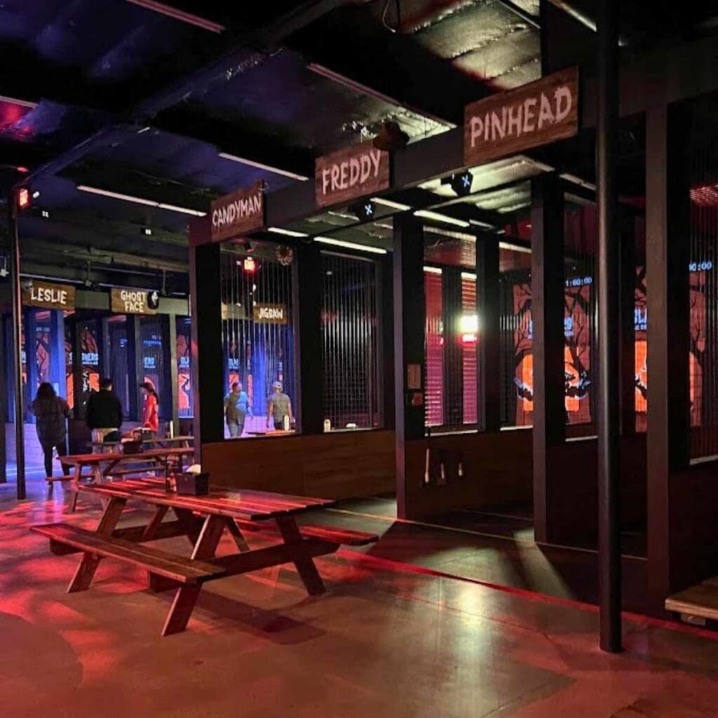 Slashers Axe Throwing Interior Lanes