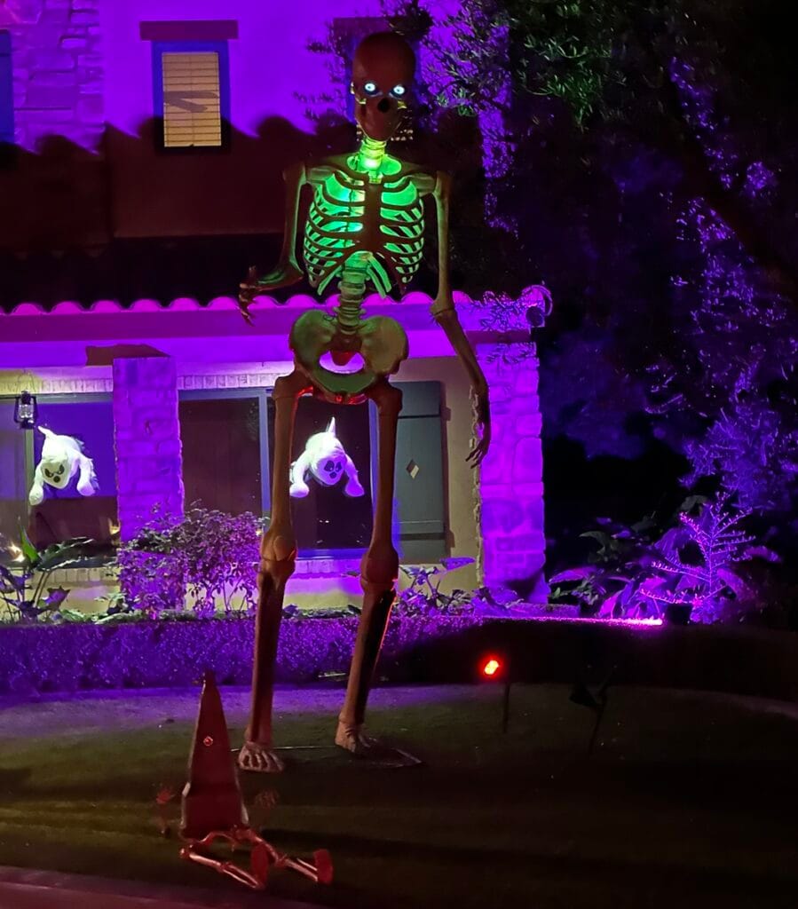 Orange County Halloween yard display