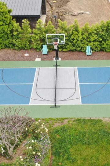 Pickleball court in Orange County