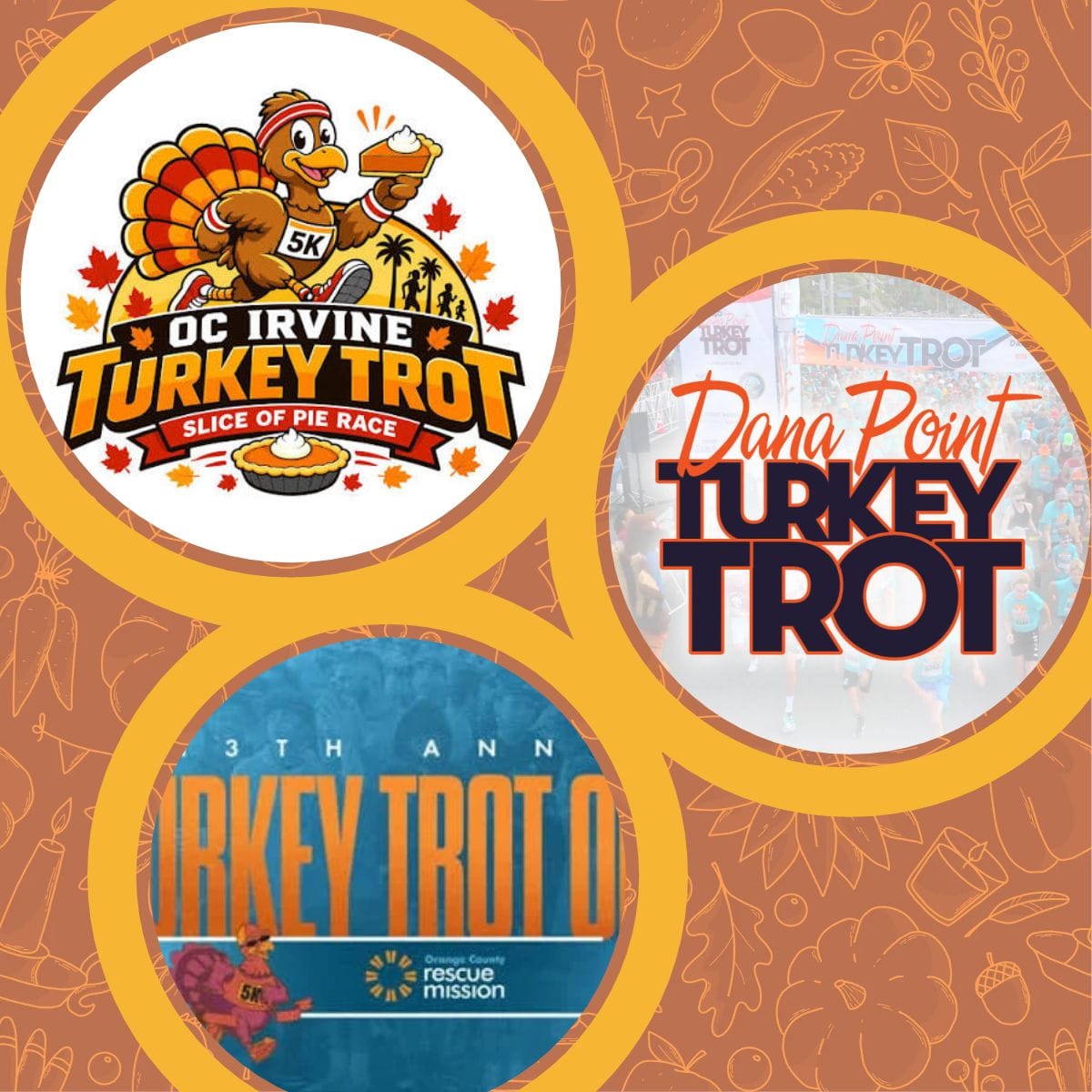 Orange County Turkey Trots, Thanksgiving Day Races, Fun Runs, and more